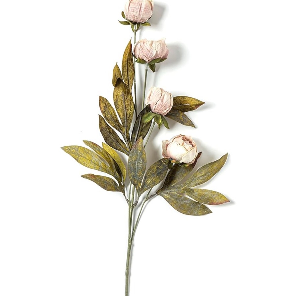 5 Tan Peony Stems by Ashland - Picture 3 of 5
